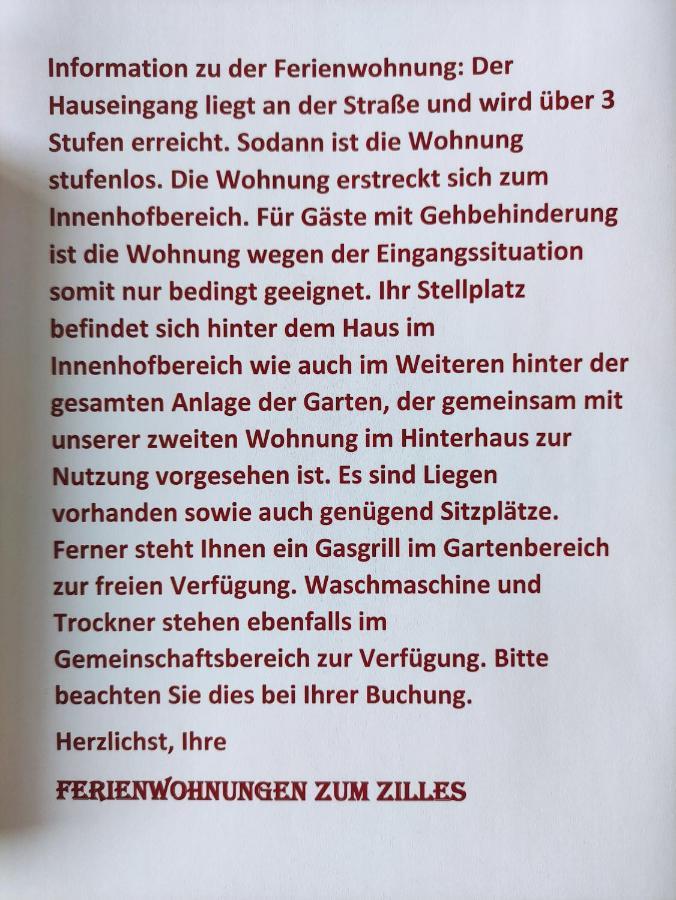 Ferienwohnungen Zum Zilles Treis-Karden Bagian luar foto